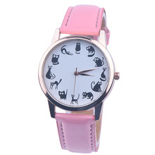 Новые модные женские часы montre femme Casaul Cat с кожаным ремешком, кварцевые часы для женщин, Relogio Feminino Bayan Kol Saati Fi 2022 - купить недорого