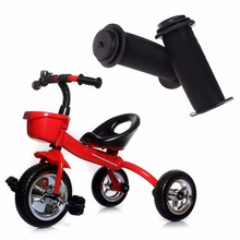 1Pair Bicycle Grips Children Bike Tricycle Scooter Non Slip Thread Rubber Handle Bicycle Parts 2024 - buy cheap