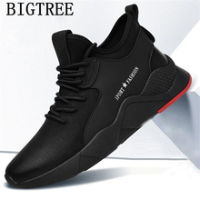 Mens Boots Casual Shoes Men Leather Winter Boots Luxury Brand Black Sneakers Designer Shoes Men High Quality Zapatos De Hombre 2024 - buy cheap