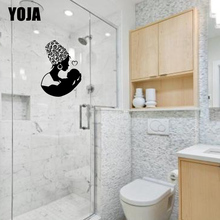 YOJA 28x19.5CM Bathroom Shower Kitchen Accessories Mother Pattern Decal Home Decoration Wall Stickers G2-0094 2024 - buy cheap