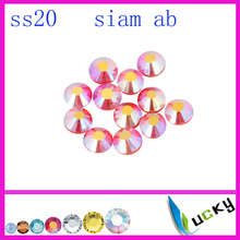 1440pcs! Hot sale highest quality HOT FIX DMC rhinestone Copy swarov 2038 ss20/5mm siam ab Colour 2024 - buy cheap