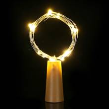 Copper Wire String Light with Bottle Stopper Led Lights Decoration 10m 10LED Fairy Lamp Party Home Christmas Wedding Decoration 2024 - buy cheap