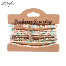 Fashion Korean Colorful Beads Chain Bracelet Multi-layer Bracelet Charming Bracelet Jewelry For Women Pulseira Feminina HY-2782 2024 - buy cheap