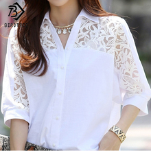 Large Size 3XL Summer Female White Tops Women's Blouse Fashion 2020 Spring Casual Batwing Sleeves Shirt Female Tops Hots T82803A 2024 - buy cheap
