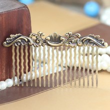 75*42mm Hair combs vintage Barrettes Hair Bobby Pin clip Hairpin DIY Jewelry Accessories 30pcs 2024 - buy cheap