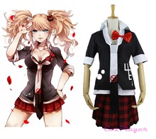 Dangan Ronpa Cosplay Uniform Enoshima Junko & Ikusaba Mukuro Cosplay Costume Outfit 2024 - buy cheap