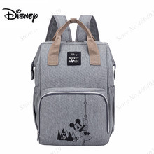 Nova bolsa de maternidade com tema disney, mochila de viagem para alimentação, cuidados com o bebê, mickey, fofa, à prova d'água, bolsa grande para mamãe e bebê 2024 - compre barato