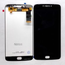 Tela de exibição lcd com sensor de toque, 5.5 ", para motorola moto e4 plus xt1770 xt1773 xt1771 xt1772, display completo, preto/branco 2024 - compre barato