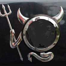 Pegatina de aplique 3D de ángel y Diablo para Ford, Focus, Fusion, Escort, Kuga, Ecosport, Fiesta, Falcon, EDGE, Explorer, EXPEDITION, EVOS 2024 - compra barato