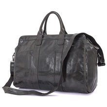 18" Men Travel Duffle Laptop Business Bag Genuine Leather  Large Capability Tote  Weekend Bags 2019 Man Vintage  Handbag Bag 2024 - buy cheap