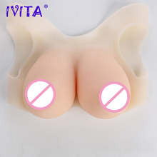 Искусственные Силиконовые груди IVITA, 12 кг, поддельные груди для трансвеститов транссексуалов, увеличение груди 2024 - купить недорого