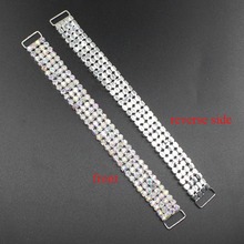 10pcs/Set 160MM Long Rhinestone Bikini Connectors AB color Buckle Stunning Look Metal Chain For Swimming Wear Bikini Decoration 2024 - buy cheap