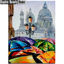 Full Square/Round Drill 5D DIY Diamond Painting Umbrella and Light Diamond Embroidery Cross Stitch Mosaic Wall Decor Gift 187287 2024 - buy cheap