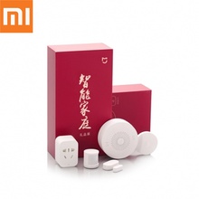 Original Xiaomi 5 in 1 Smart Home Kit Gateway Door Window Sensor Human Body Sensor Wireless Switch Zigbee Socket Sets Gift box 2024 - buy cheap
