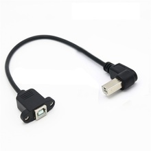 0,3-1,5 M линия передачи данных USB 2,0 B папа к USB B гнездо принтера Панель Крепление удлинитель дешевый кабель 2024 - купить недорого