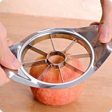Креативный нож для яблок из нержавеющей стали, кухонный бар, полезный слайсер для фруктов, овощечистка 2024 - купить недорого