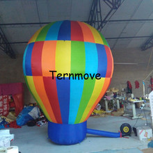Réplica de globo inflable publicitario de pie para techo, modelo gigante de globo de aire caliente 2024 - compra barato