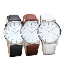 Dress Casual Men Women Watch Womens Retro Design Leather Band Analog Alloy Quartz Wrist Watch Relogio Feminino Ladies Clock 2024 - buy cheap