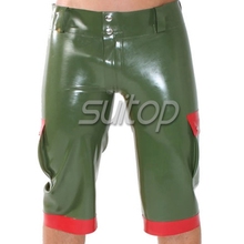 latex arny unifrom breeches latex riding breeches latex pants 2024 - buy cheap