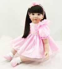 Exquisita muñeca princesa juguetes reborn regalos 60CM de silicona renacer muñeca bebé vivo princesa niño niña bebe Reborn Brinquedos 2024 - compra barato