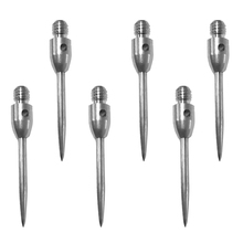 6 Pieces 2BA Target Dart Conversion Points Steel Tips Points Replacement 1.25inch Silver 2024 - buy cheap