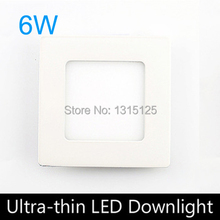 Bombillas de techo de Panel de luz LED cuadrado de 6W, 5 unidades por lote, envío gratuito, AC85-265V 120mm, índice de color de muestra alto, iluminación interior 2024 - compra barato