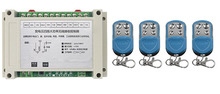 Sistema de interruptor persianas ac220v 250v, 380v, 30a, 4 canais, controle remoto, sem fio, controle remoto, porta de garagem, janela