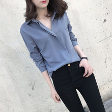 Women Spring Summer Cute Chiffon Blouses Shirts Lady Casual Peter Turn-down Collar Long Sleeve Beading Blusas Tops DF2214 2024 - buy cheap