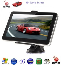 Модный Автомобильный GPS 4,3 "или 7" HD сенсорный экран портативный GPS навигатор FM MP3 видео воспроизведение автомобиля развлечения 2024 - купить недорого