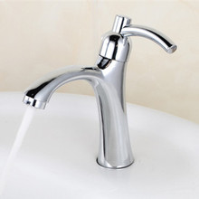 Free shipping single cold bathroom faucet with single handle single hole bathroom basin sink water faucet 2024 - buy cheap