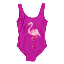 New Cute Baby Girl One piece Swimsuit Swimwear Kids Children Flamingo Swim Beach Wear Bodysuit Swimming Bathing Suit 2024 - buy cheap