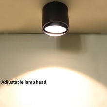 Luxuoso holofote de teto led ajustável, alta qualidade, chip cob, vida útil longa, luz de suspensão, luz de fio pendurada 2024 - compre barato