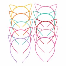 8pcs Party Props Sexy Black Cat Ears Headwear Lady Stylish Headband Hair Hoop Accessories Hairband Kids Head Band 2024 - buy cheap