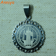 Anniyo catotic Patron Saint Benedict of nurasia, Священная медаль, кулон, веревка, ювелирные изделия, VRSNSMV SMQLIVB NDSMD CSSML #200621 2024 - купить недорого