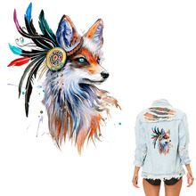 Colife Patches For Clothing Colorful Fox Patch T-shirt Dresses Sweater DIY Accessory Decoration A-level Washable Appliqued 2024 - buy cheap