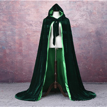 Pageant wedding Cloak velvet cloak Halloween Wizard Princess Carnival Performance Party Christmas Outdoor cloak 2024 - buy cheap