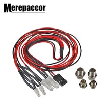 MEREPACCOR 4 LED Lights 60CM Red White Color for 1:10 RC Car Traxxas Tamiya HSP HPI RC Rock Crawler Axial SCX10 D90 2024 - buy cheap