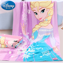 Disney Elsa princesa congelados gasa recién nacido y bebé Toalla de baño de algodón Toalla de playa de las mujeres chica regalo de 70x140 cm. 2024 - compra barato