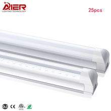 Integrated led tube T8 led 4ft 22W 18W  4ft led tube T8 Tube Lighting SMD2835 25pcs/lot High Quality CE Rohs 2024 - buy cheap