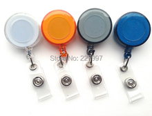 Retractable Lanyard ID Card Badge Holder Reels with Clip Keep ID/ Key 1000pcs 2024 - buy cheap