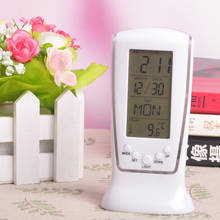 New Digital Backlight LED Display Table Alarm Clock Snooze Thermometer Calendar Charminer Portable Fashion Silent Alarm Clock #O 2024 - buy cheap