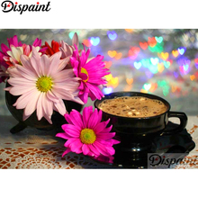 Dispaint Full Square/Round Drill 5D DIY Diamond Painting "Coffee flower" Embroidery Cross Stitch 3D Home Decor A10773 2024 - buy cheap