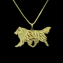 Gold Silver Color Rough Collie movement Pendant Necklace Hunger Games Necklace Women Best Friend Choker 2024 - buy cheap