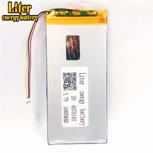 Batería lipo recargable con capacidad total, 1,0-4P, 4070105, 3,7 v, 4000mah, precio al por mayor 2024 - compra barato