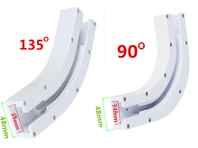2 pcs High Quality Dooya 90/135 degree U Type and L Type Window Electric Curtain Track Rail Joint Bracket Connector Dooya 2024 - buy cheap