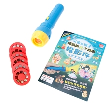 Children Sleeping Story Projector Flashlight Toys Baby Cartoon Fairy Tales Projection Torch Kids Luminous Early Educational Toys 2024 - buy cheap