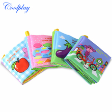 Baby Education Animal Soft Cloth Book Fabrics Quiet Books Baby Early Learning Cloth Books Rustle Sound Toys For Kids 2024 - buy cheap