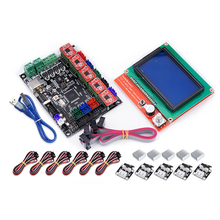 MKS Gen L v1.0 Integrated Mainboard Board Fit Ramps1.4/Mega2560 R3 +12864 LCD +5pcs A4988+Limit switch for diy 3d printer parts 2024 - buy cheap