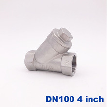 Высокое качество DN100 4 дюйма BSP Женская резьба SS304 нержавеющая сталь клапан встроенный Y Тип фильтр 229 PSI 2024 - купить недорого