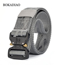 BOKADIAO Hot Mens Tactical Belt Quick release Military Nylon Belts Outdoor multifunctional Training Belt High Quality male Strap 2024 - buy cheap